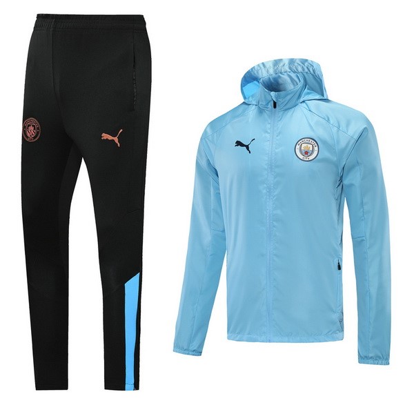 Rompevientos Manchester City Conjunto Completo 2021/22 Azul Claro